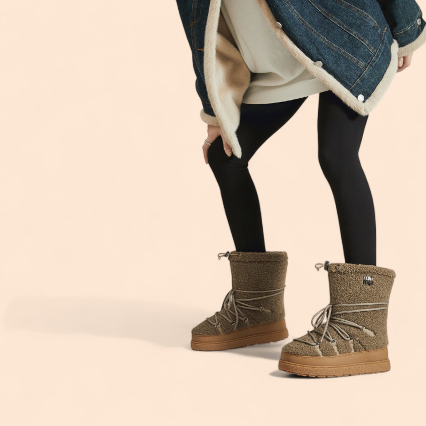 Botas Marrones Plataforma Siberia