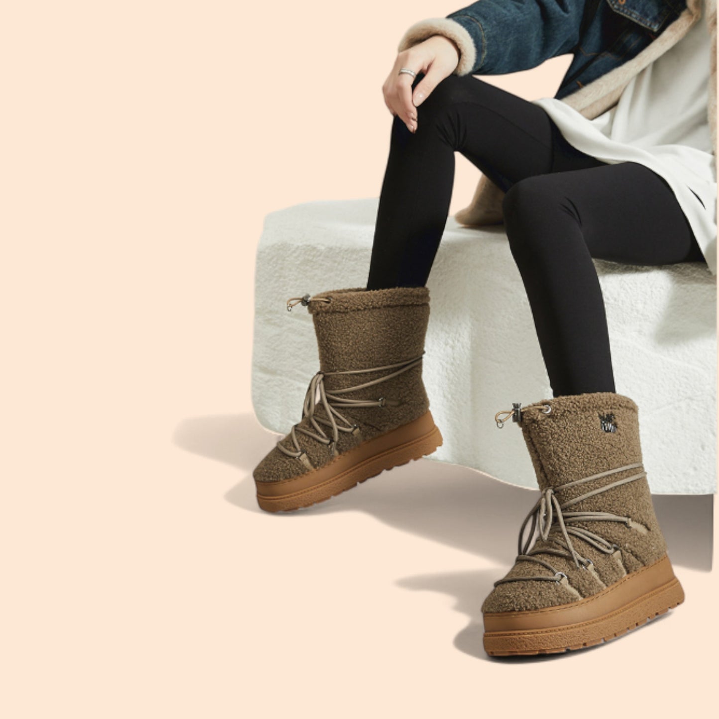 Botas Marrones Plataforma Siberia