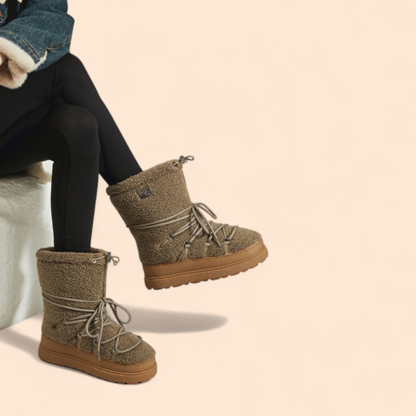 Botas Marrones Plataforma Siberia