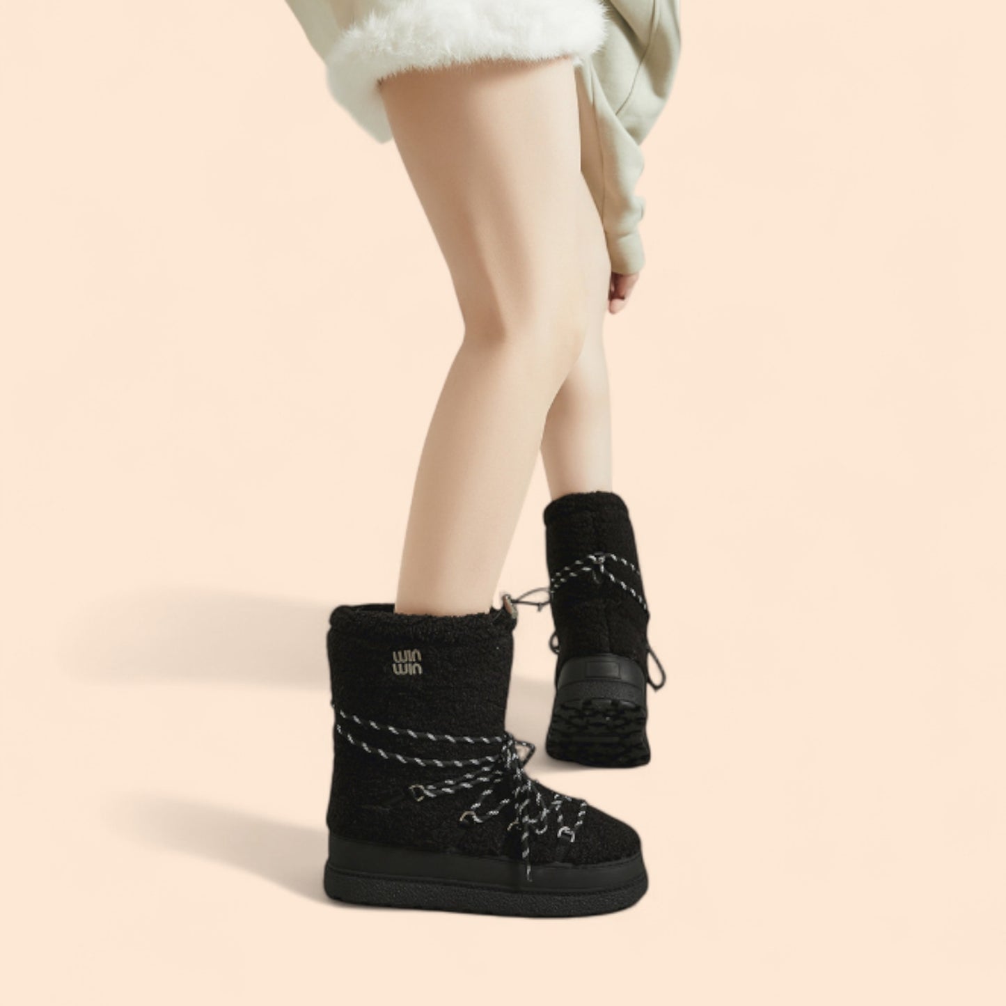 Botas Negras Plataforma Siberia