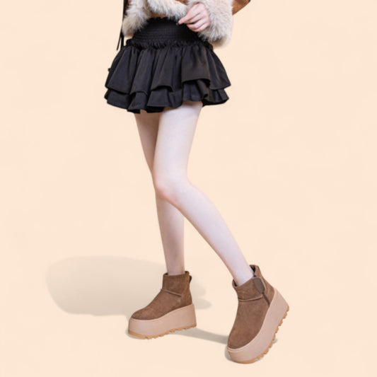 Botines Plataforma Marrones Soria