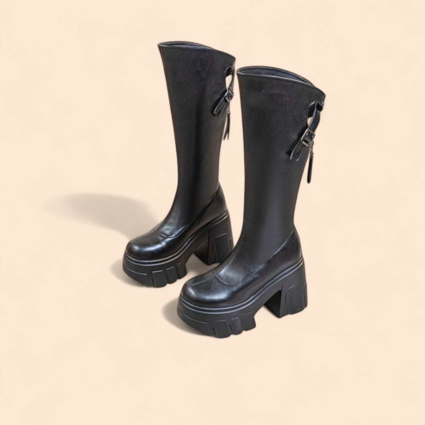 Botas Negras Plataforma Noa