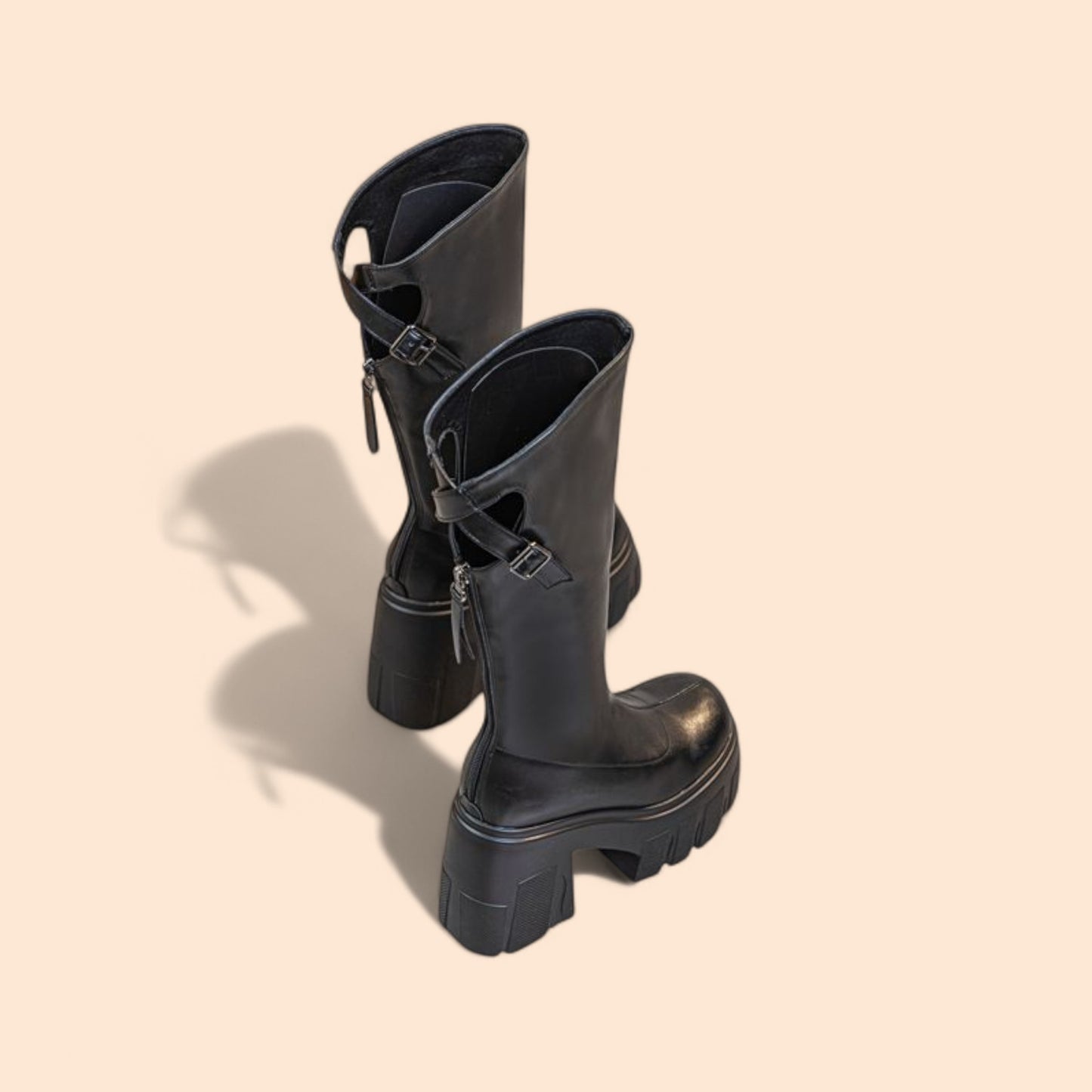 Botas Negras Plataforma Noa