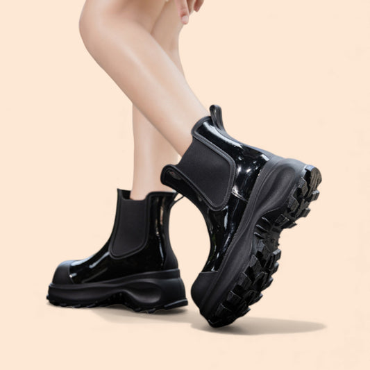 Botines Negros Plataforma Urbania