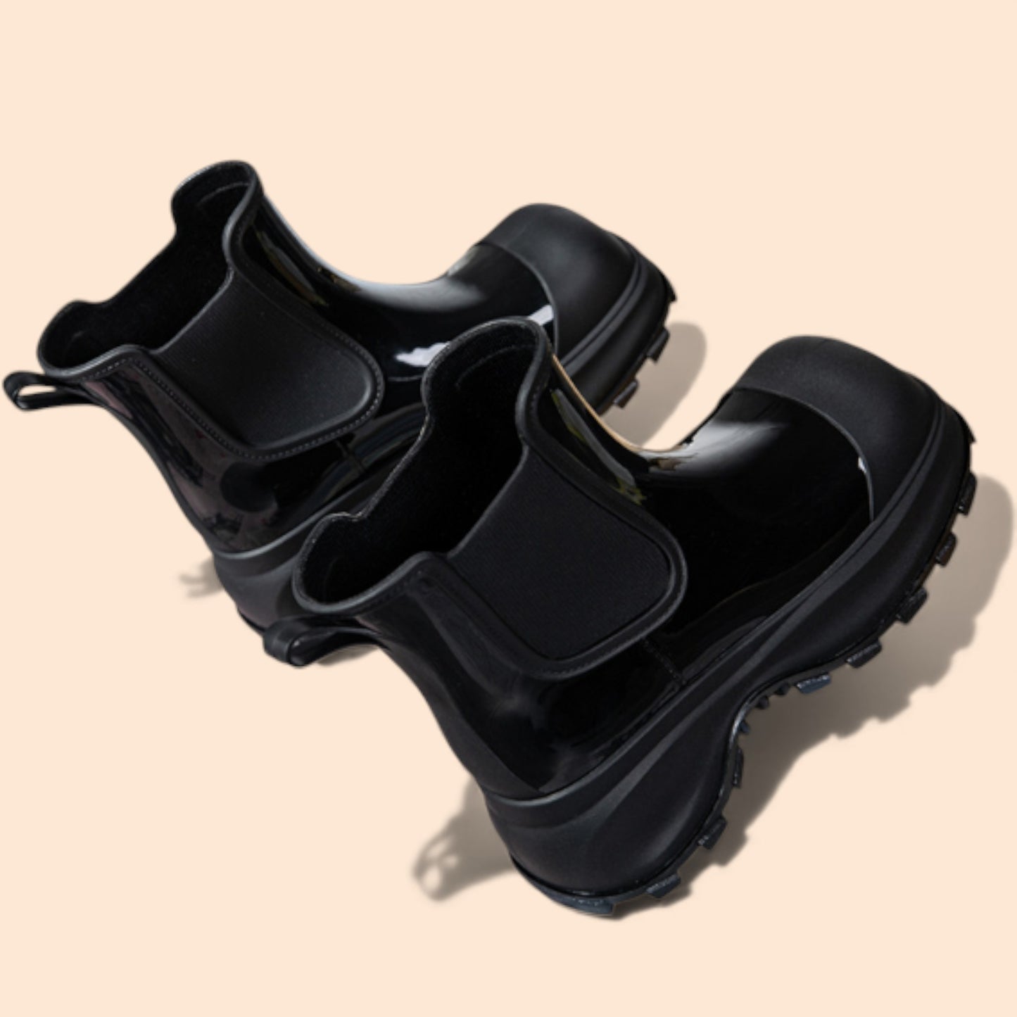 Botines Negros Plataforma Urbania