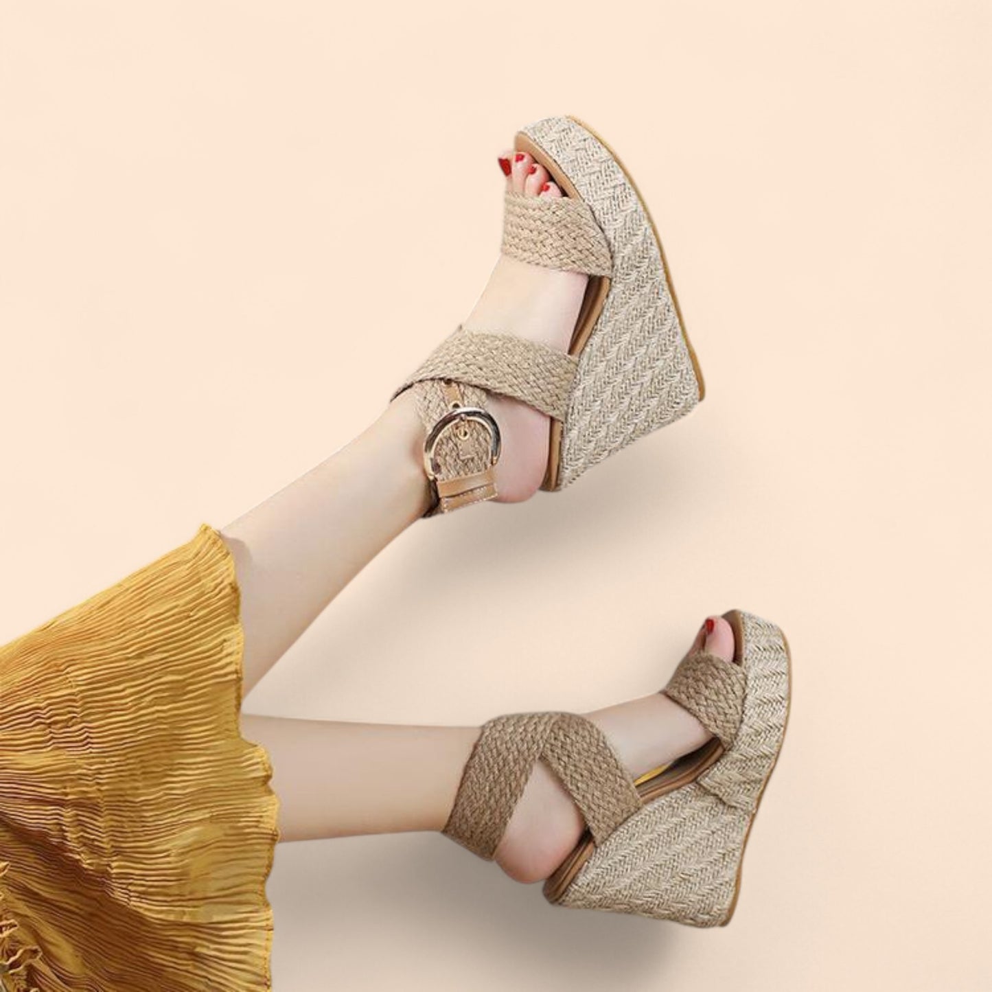 Sandalias Marrones Plataforma Tierraa