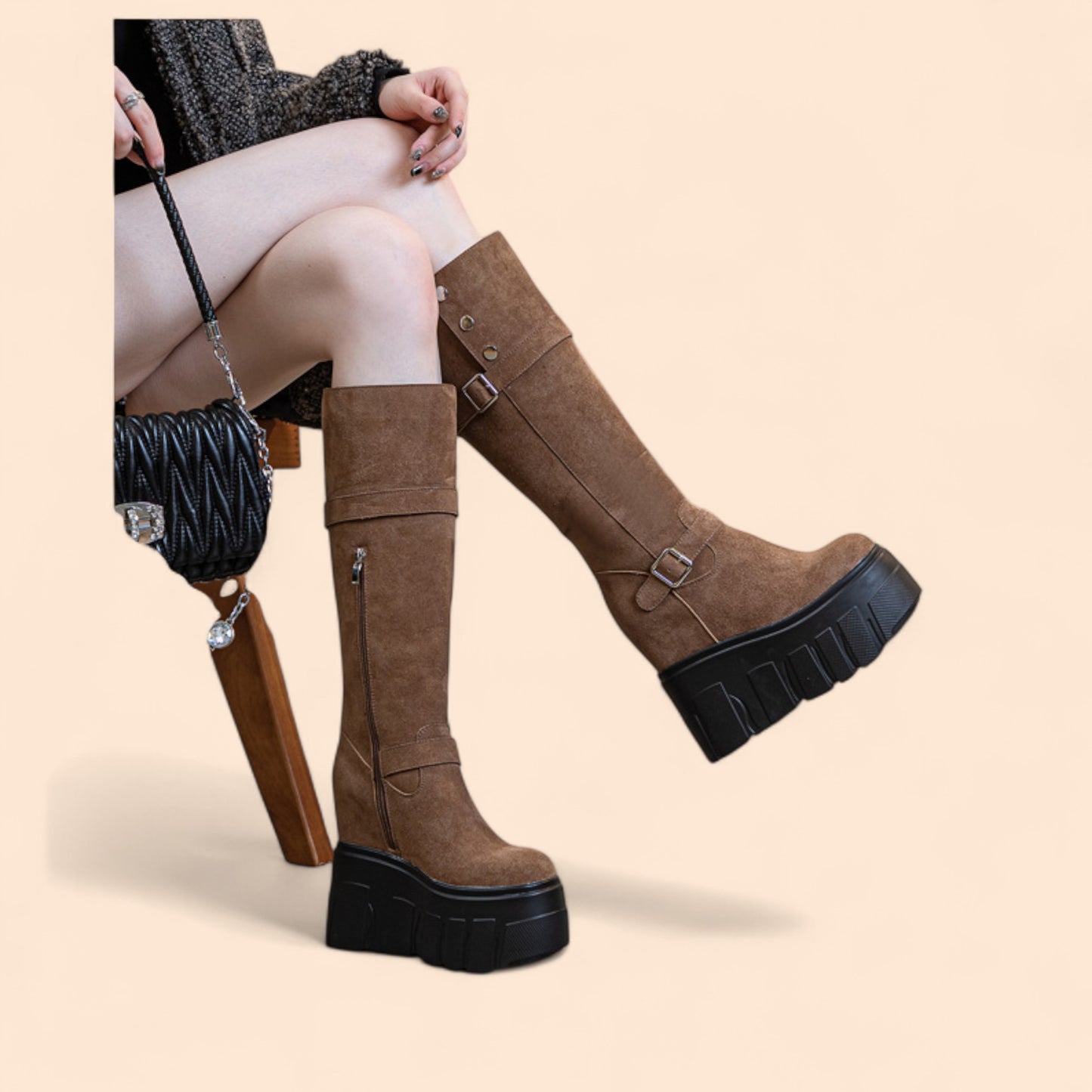 Botas Marrones Plataforma Sierra