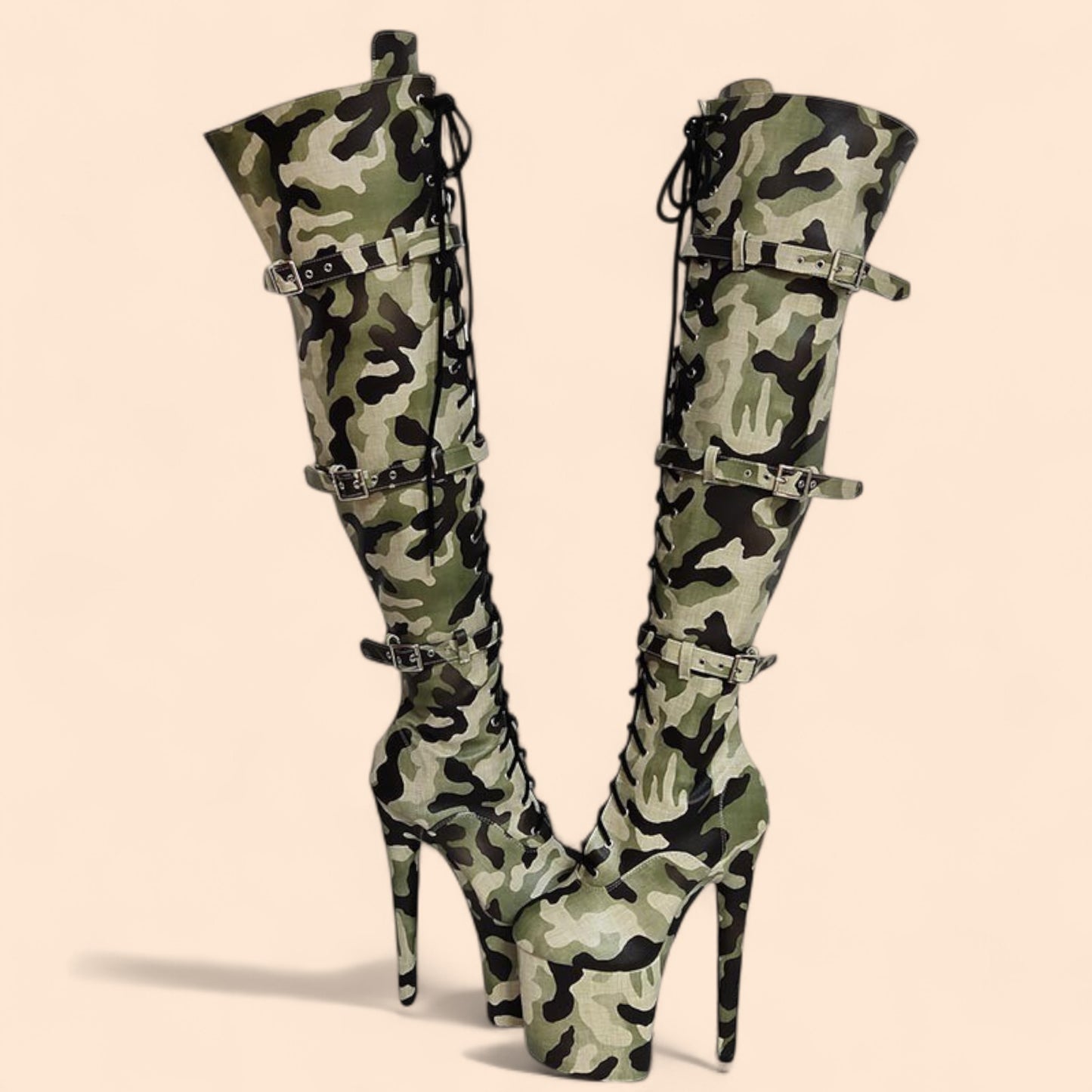 Botas Militares Plataforma Fuerza