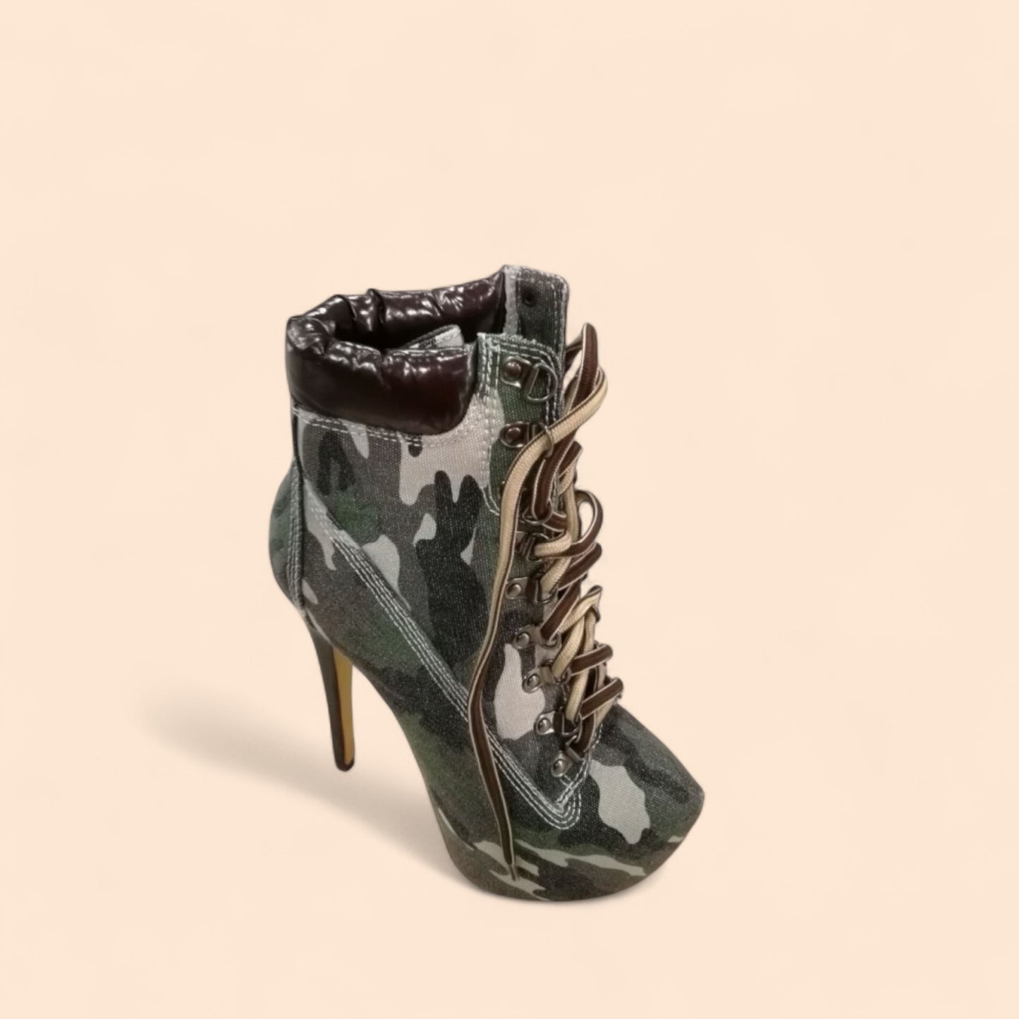 Botas Militares Plataforma Guerrera