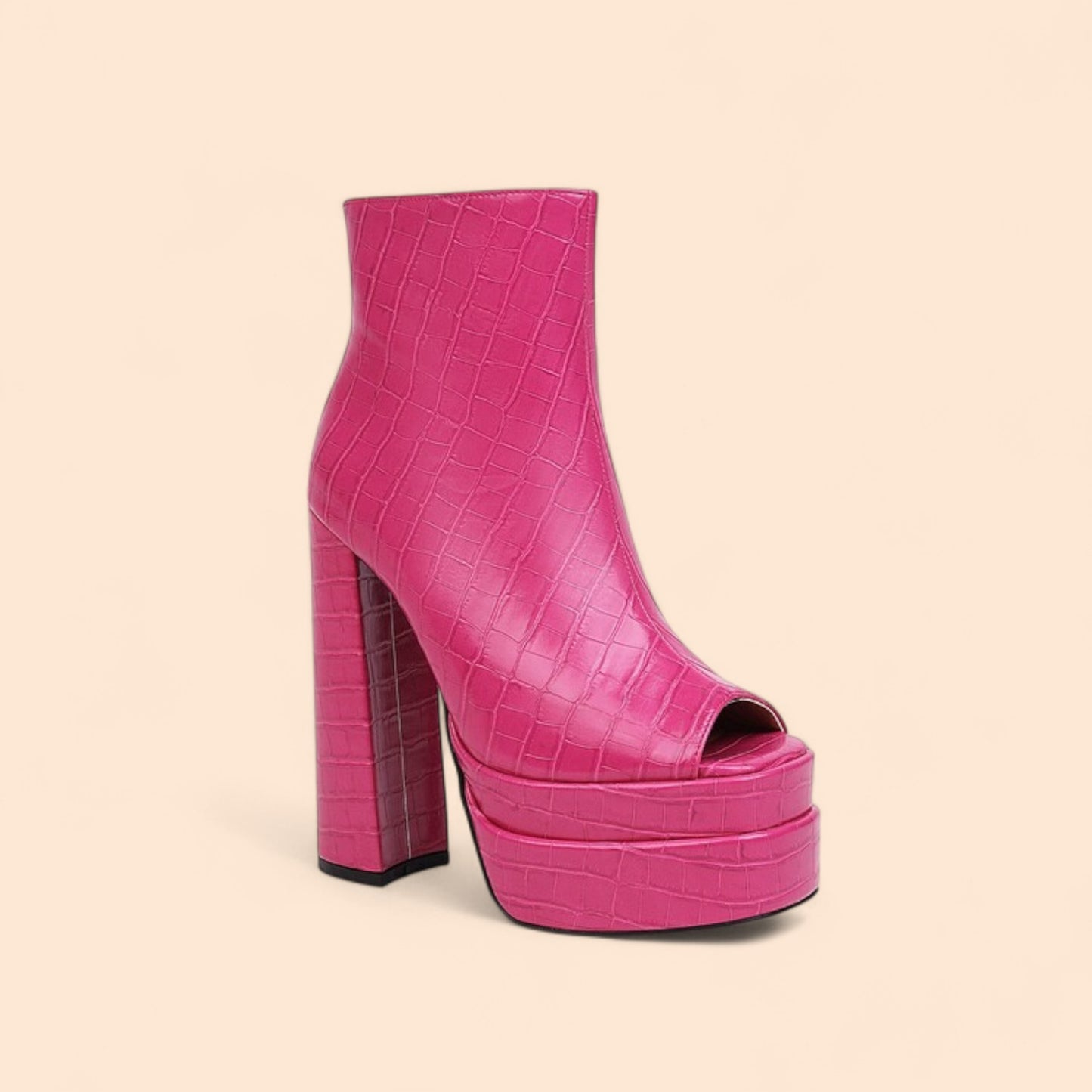 Botines Rosa Plataforma Tropika