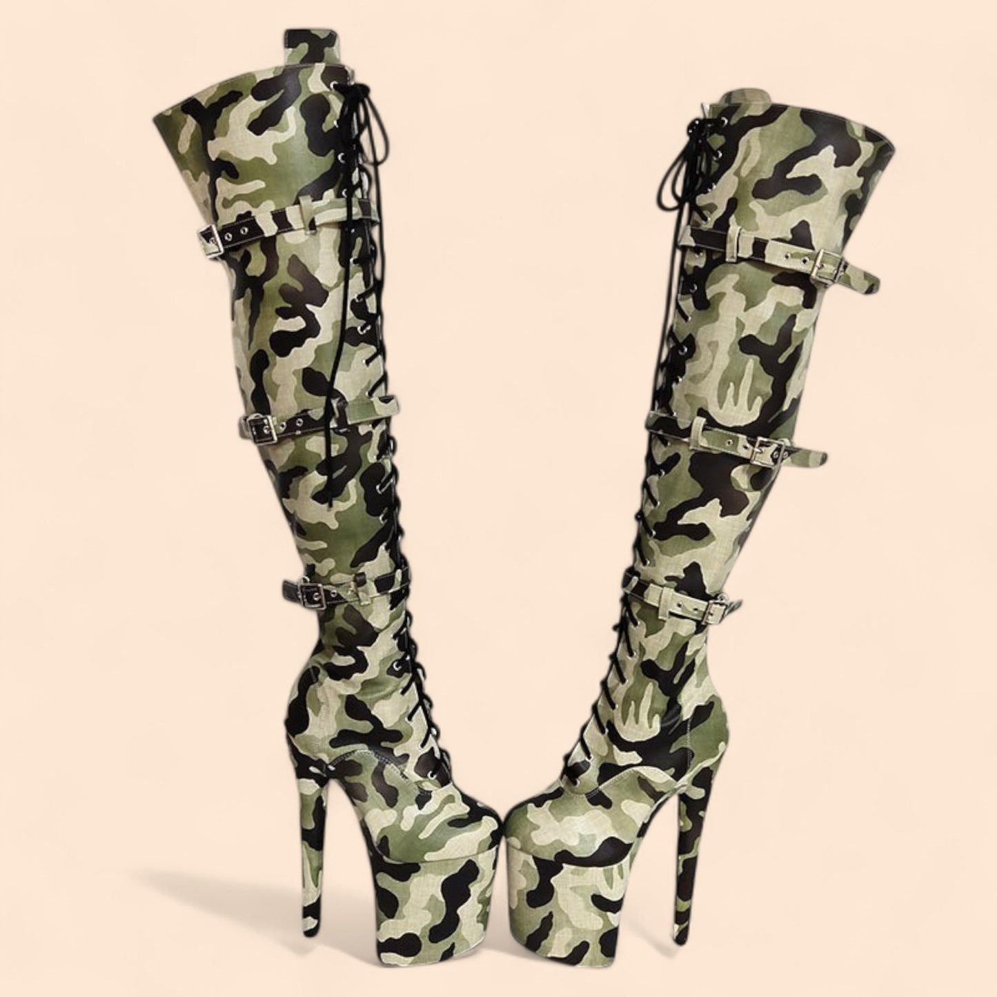 Botas Militares Plataforma Fuerza