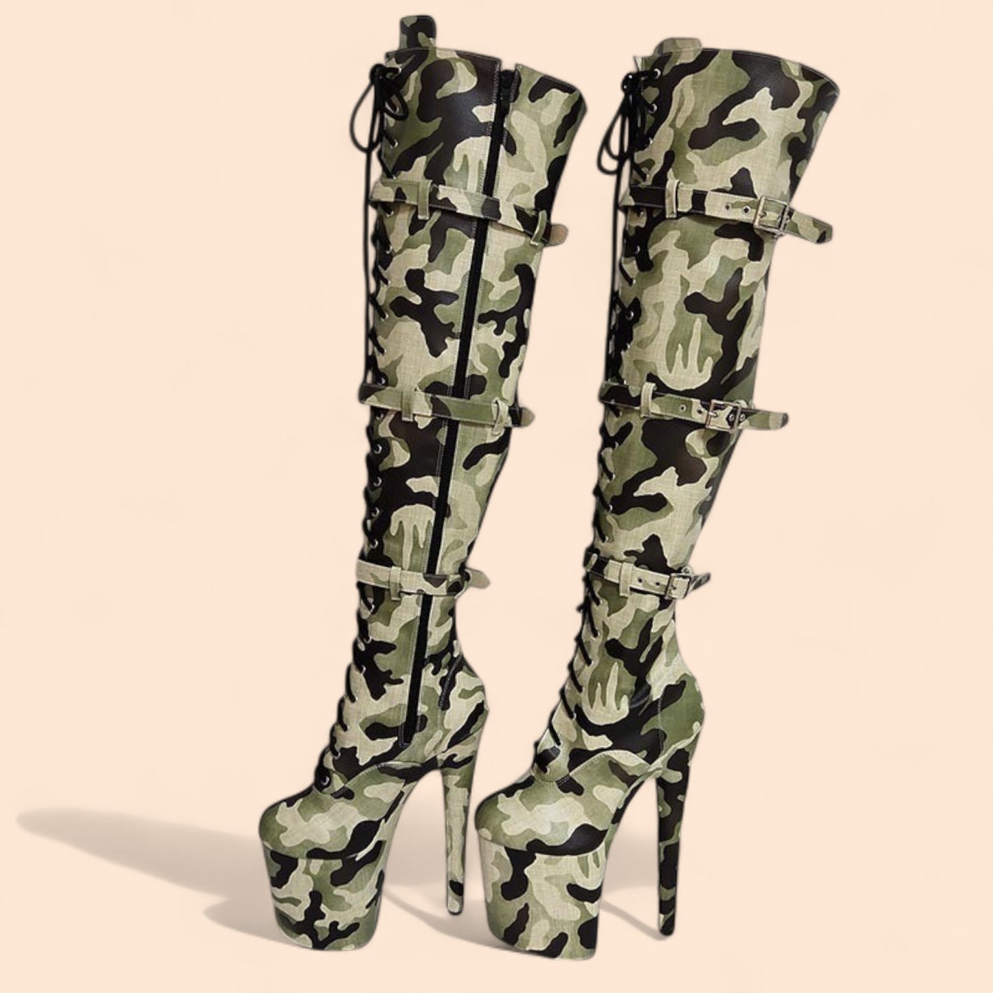 Botas Militares Plataforma Fuerza