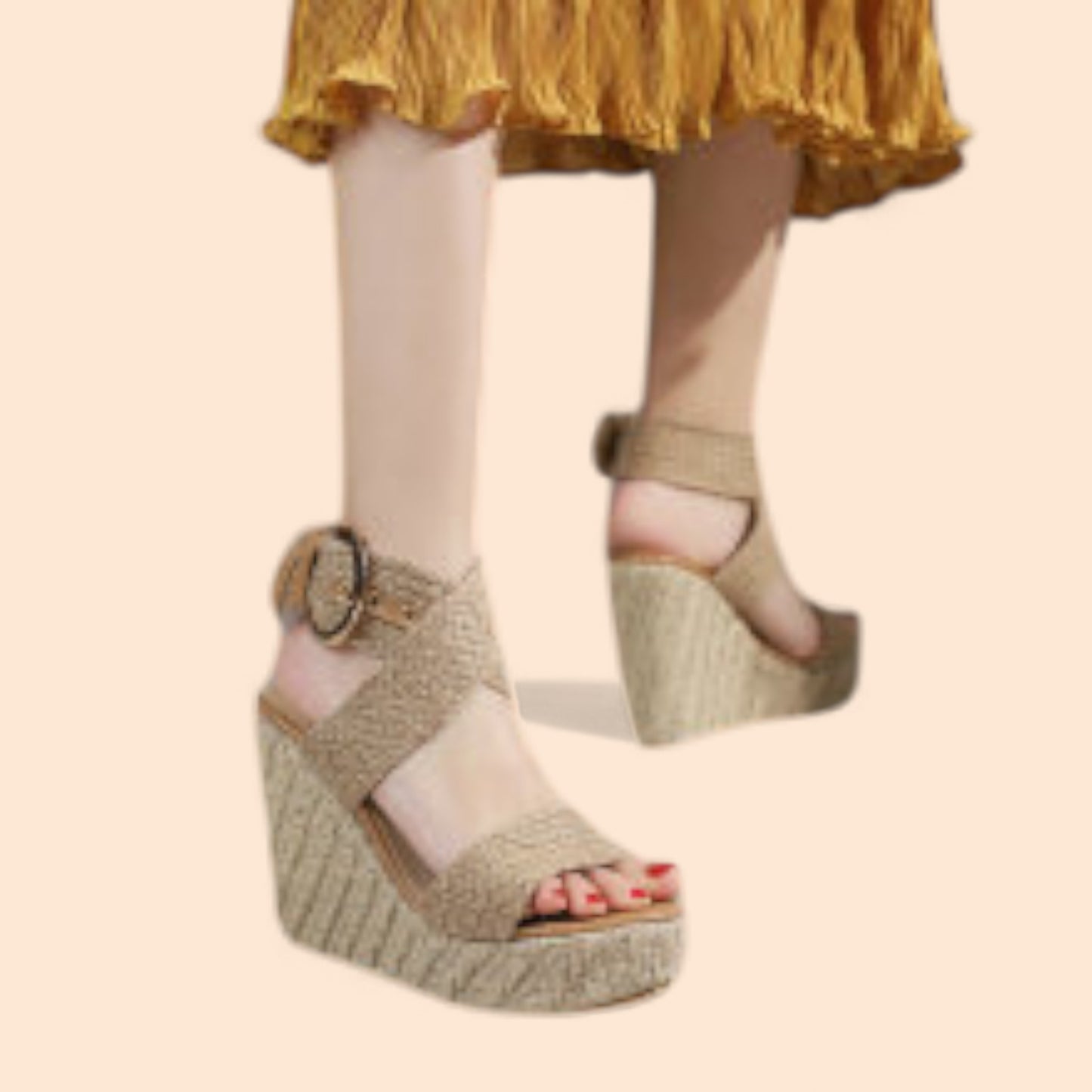 Sandalias Marrones Plataforma Tierraa