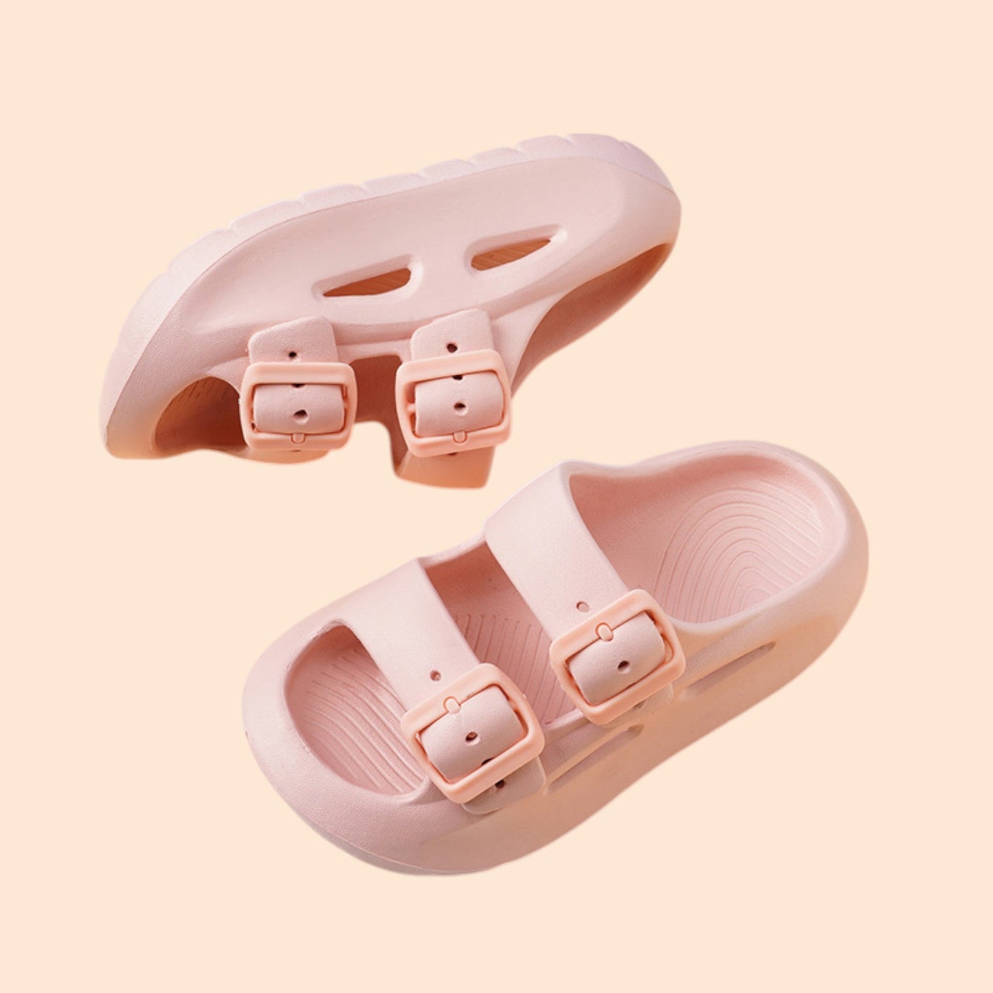 Chanclas Rosas Plataforma Bubblea