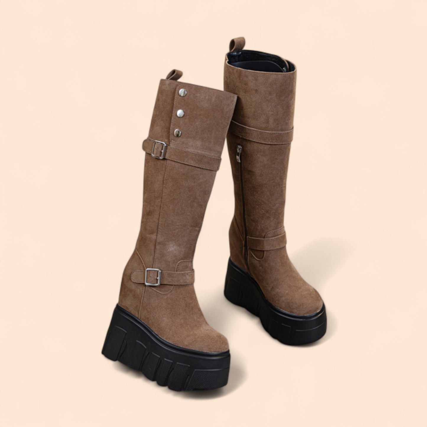 Botas Marrones Plataforma Sierra