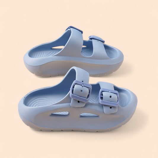 Chanclas Azules Plataforma Airwave