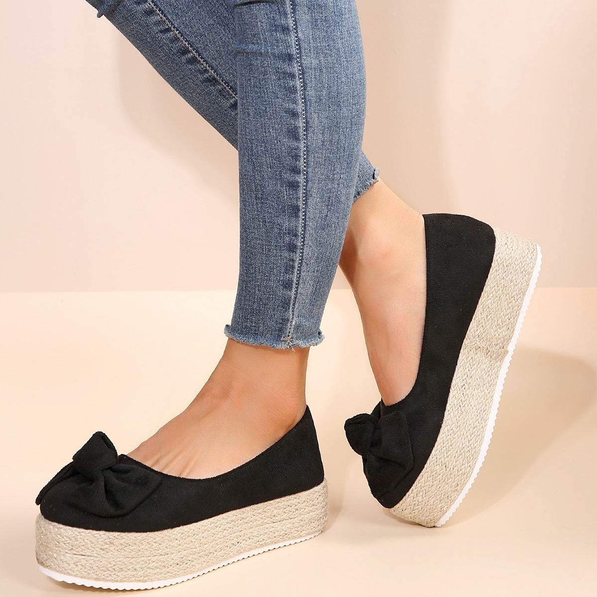 Sandalias Negras Plataforma Dulzura